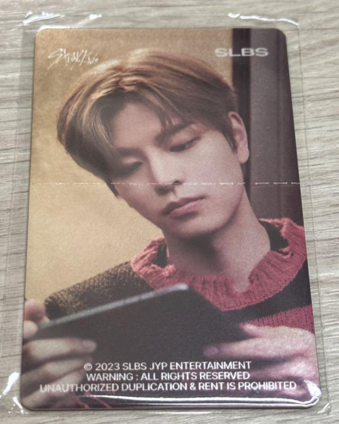 STRAY KIDS X SLBS Samsung Galaxy Z Flip5 Metal OFFICIAL PHOTO CARD