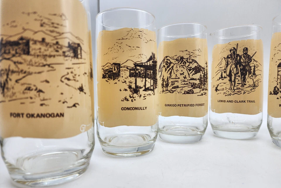 Bicentenario Coleccionistas Serie Red Steer 1976 Washington State Historic Sites Foto 2 de 4