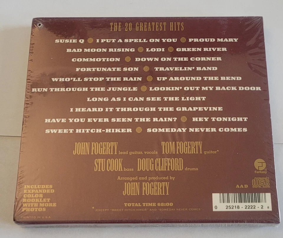 Creedence Clearwater Revival - Chronicle  24Kt Gold PROMO CD Sealed - 7010 - Image 2 of 2