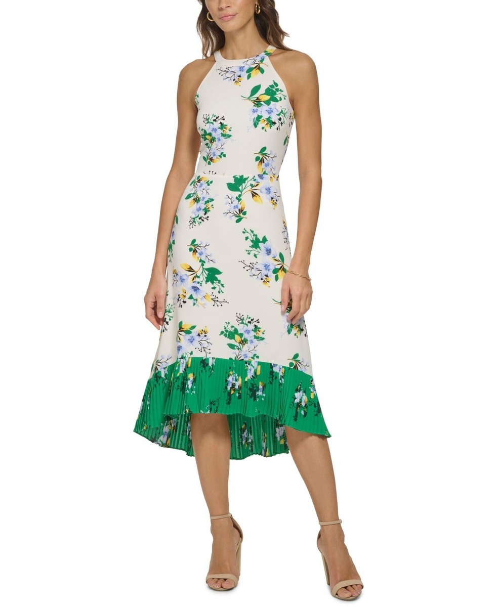 kensie mint green dress Womens Size M KENSIE Mint Green Eyelet Lined Fit and Flare Dress