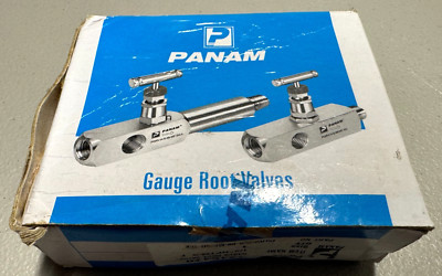Panam Gauge Root Valves 1/2'' NPT MXF