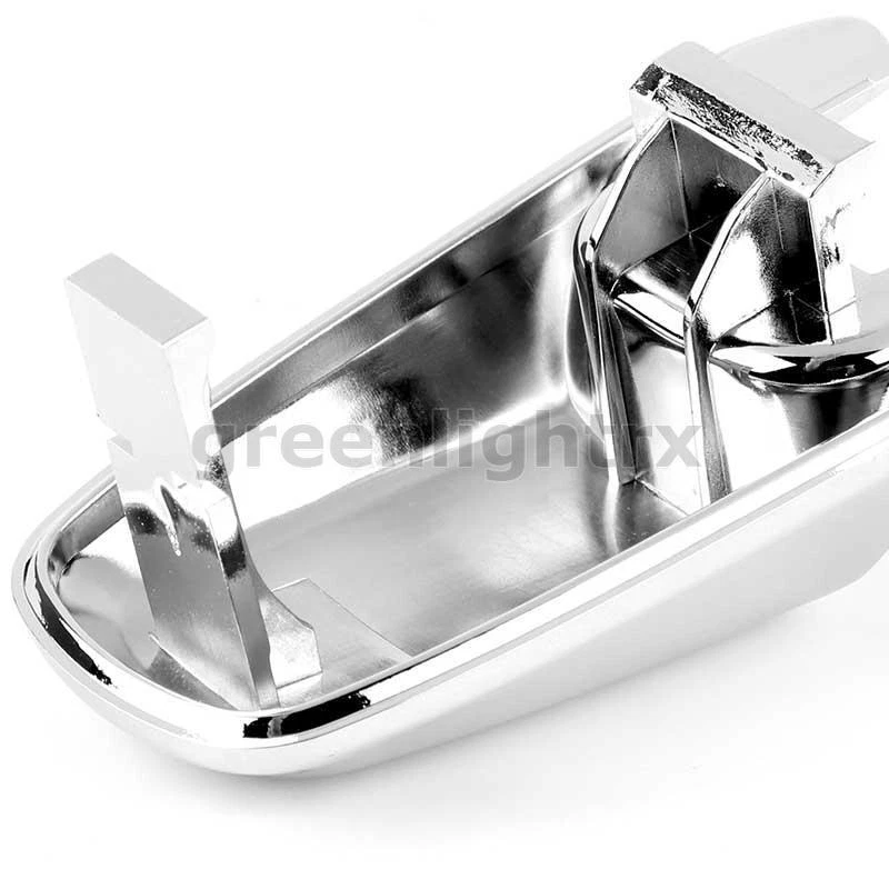 Cubierta de bisel de manija de puerta exterior derecha cromada para Ford Flex 2009-12 MKX 08-10 Foto 4 de 4