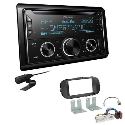 Pioneer Autoradio Bluetooth USB Einbauset für KIA Soul II matt schwarz ab 2014