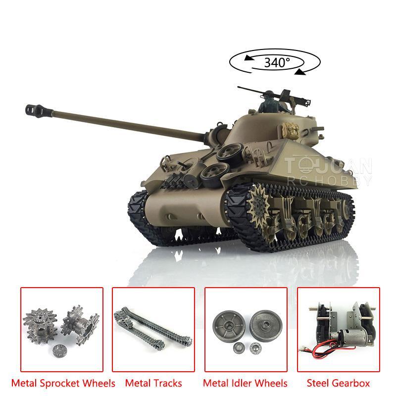 Pièce Détachée Chenilles Pour Char RC Sherman M4A3 1/16 HengLong - Plastique