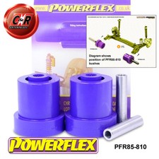 Powerflex RR Träger Buchsen für Seat Leon MK3 5F Zu 150PS 13-20 Heck PFR85-810