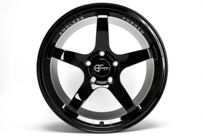 18x10.5 +35 Endless Forged F01 5x120 Glossy Black Wheels (Set of 4) | eBay