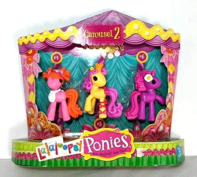 NEW Lalaloopsy Ponies Carousel 2 4 5 6 Pony 3 PK Figures Collectible