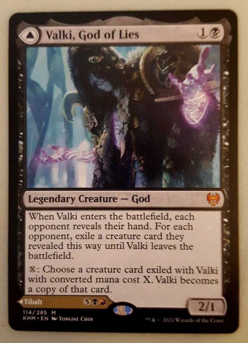 1x Valki, God of Lies // Tibalt, Cosmic Impostor Kaldheim MTG NM