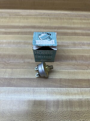 Stewart Warner M-4007-1 Hobbs Oil Pressure Switch For Hobbs Motor Engine NOS