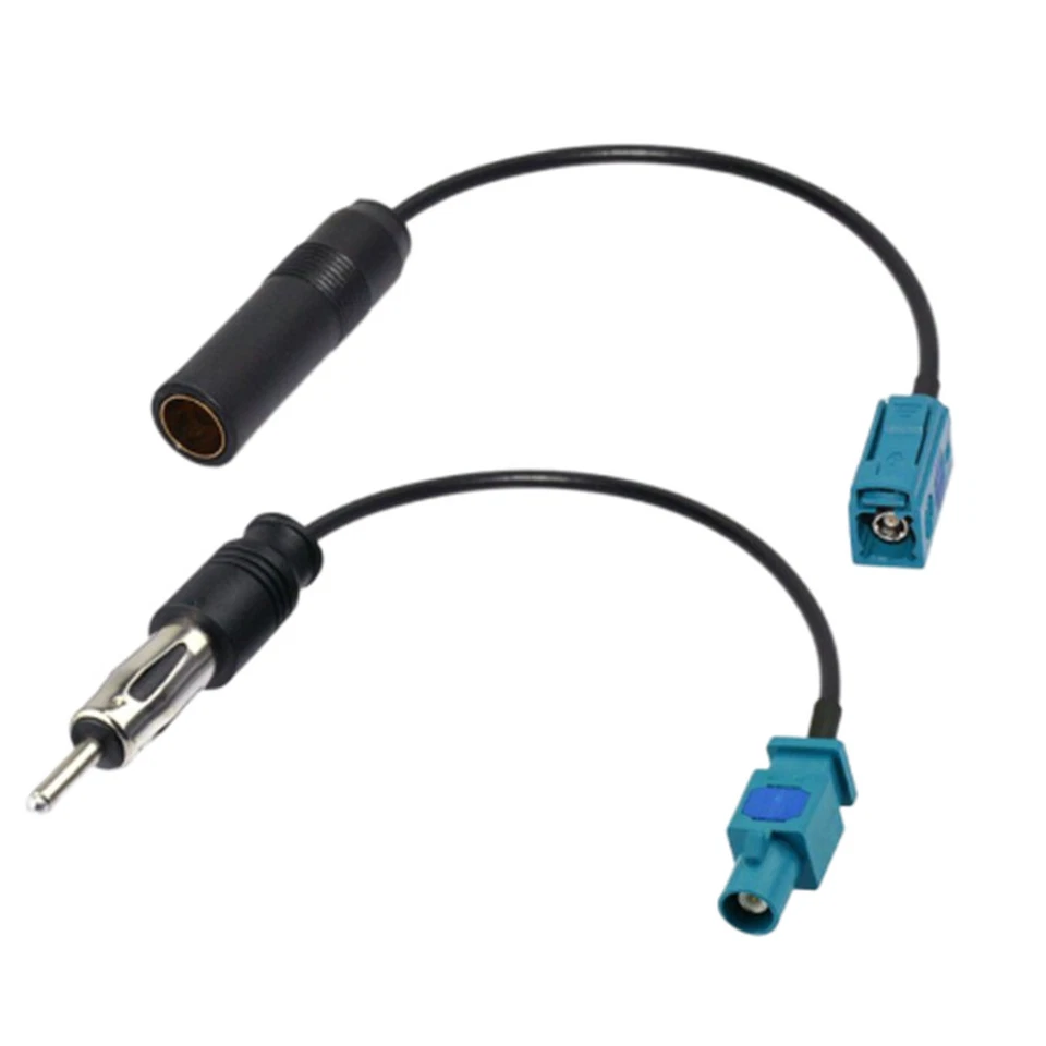 2× Car Stereo FM / AM Radio Antenna Adapter Cable Fakra Z To DIN Durable Replace — 第 2/4 张图片