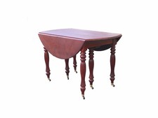 Table Louis Philippe à volets pieds parapluie bois fruitier  19 ème
