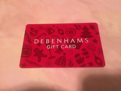 Debenhams Card Sign In DEBENHAMS ( UK ) Christmas Time Items, Collectible Foil Gift Card ( $0 ...