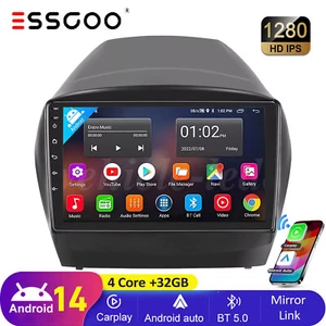 For Hyundai Tucson IX35 2010-2015 Apple Carplay Android 14 Car Stereo Radio GPS