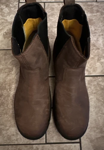 NIB Men Size 14 Caterpillar Wheelbase Steel Toe Work Boot Shoes LeatheR EH SR