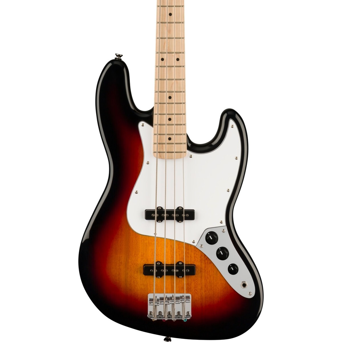 Squier Affinity Jazz Bass 4-String Bass, Maple Fingerboard, 3