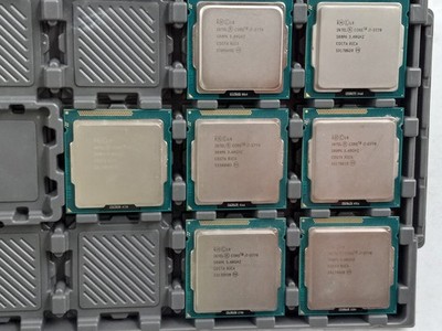 LOT OF 7 INTEL CORE i7-3770 SR0PK PROCESSORS (PR809)
