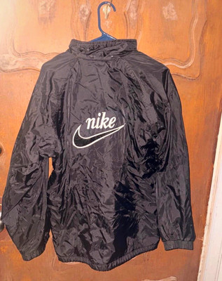 Vintage 90s Nike Big Swoosh Spellout Windbreaker Jacket