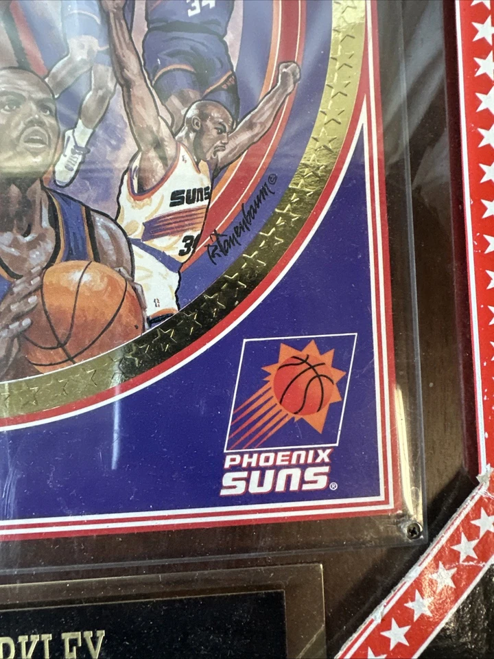 1993 Charles Barkley NBA Superstars Collector Plaque - Image 4 of 4