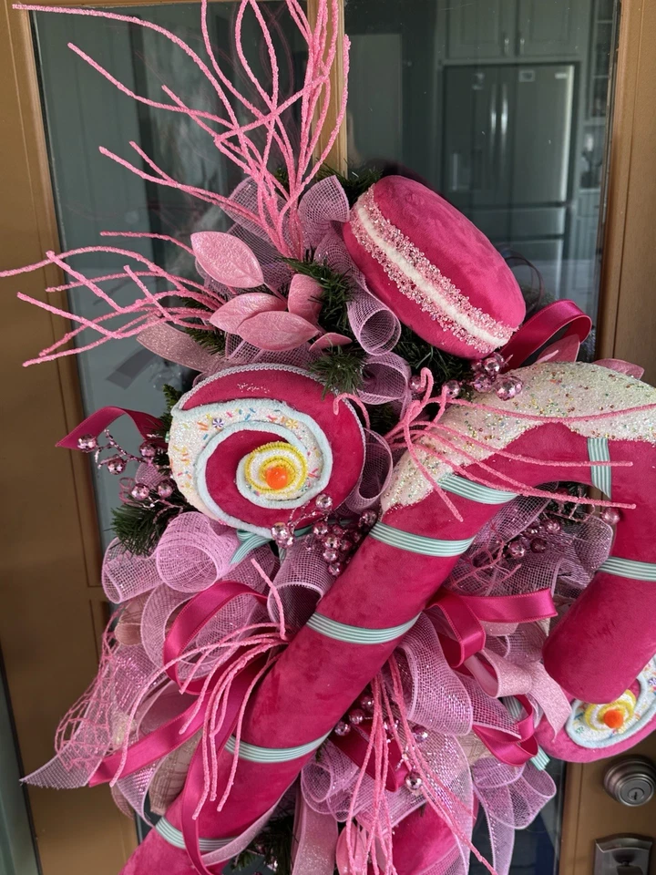 Swag festivo de férias em tons de rosa! - Imagem 3 de 4