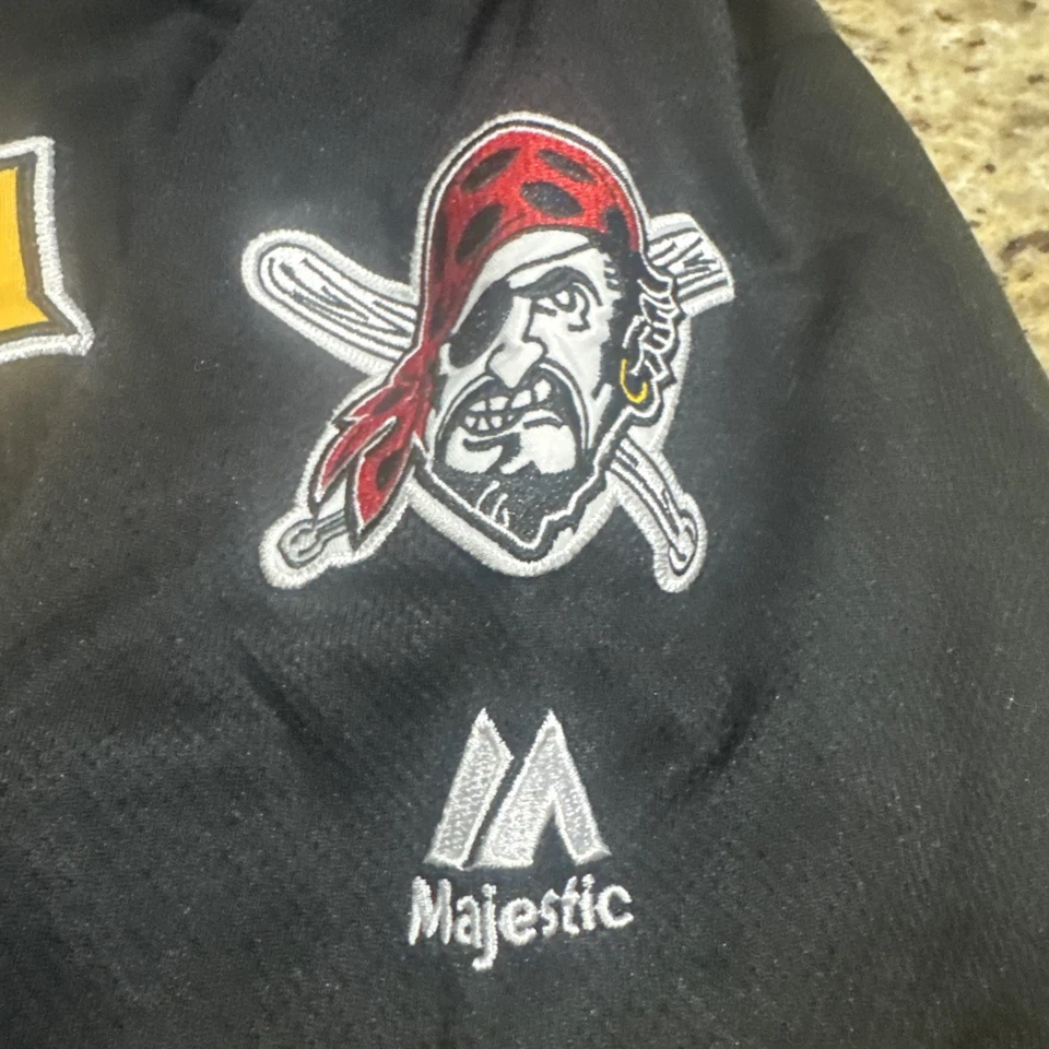 Parche de camiseta negra alternativa de Roberto Clemente Piratas de Pittsburgh para hombre grande 44 Foto 4 de 4