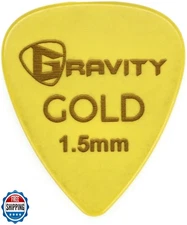 Gravity Gold Series Guitar Picks - Perfect For Beginners and Professionals | 