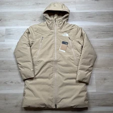 The North Face Mountain Range Down Parka -Women's Large- NF0A89VNLK5 - Khaki