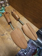 Vintage Rochester Shoe Tree Co. Wooden Cedar  Shoe Tree Shapers, Stretchers 