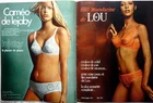 2 PAGE 1971 FRENCH CLIPPING_BRA LEJABY Advert/ LINGERIE Women underwear