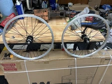 NOS 20 x 1.75  Old School 80's BMX   Rims - Joytech Hubs Never Mounted.NOS SET