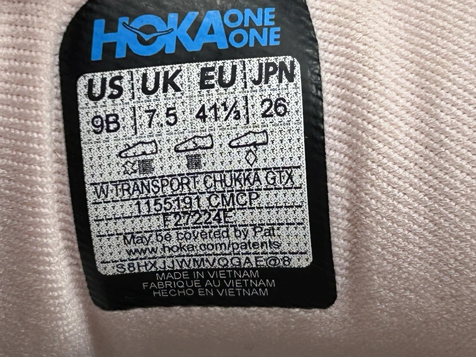 Hoka One Transport Chukka GTX Women's Size 9B Cosmic Pearl Pink Hiking Shoes - Image 4 of 4