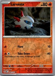 Larvesta 040/197 Obsidian Flames
