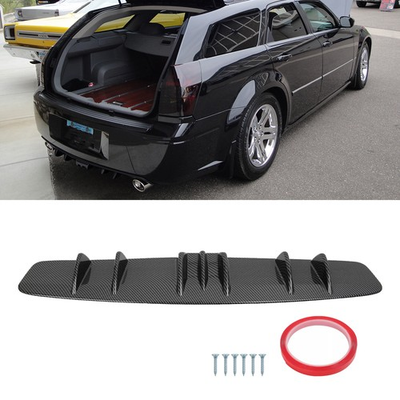 #ad For Dodge Magnum 05 08 SE SXT R T Carbon Fiber Rear Lip Bumper Diffuser Wing $25.62