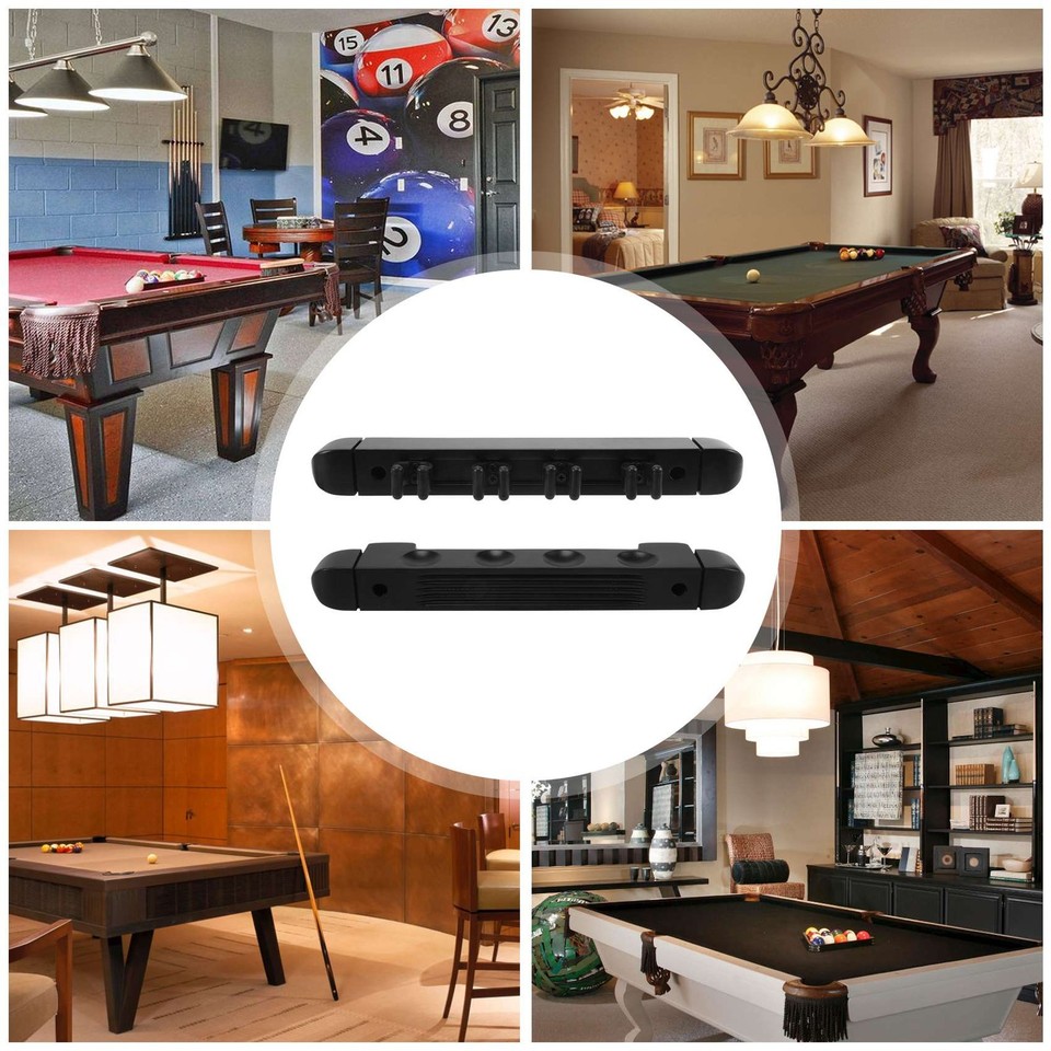 SPYMINNPOO Porte-Queue de Billard 3 Trous, Support Stable et Antidérapant Portable pour Billard