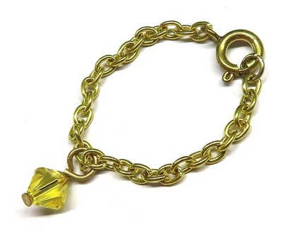 Isul Helios Puppenzubehör Golden Kristall Halskette Sammlerstück Schmuck