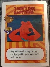 ULTRA RARE WHITE BORDER DEMO CARD I DIDN'T SEE RANYTHING SCOOBY DOO FANS AND...