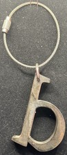 Ganz Initial   b   Key Chain New Retro 00  s EA9.4