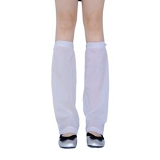 Women Thin Lightweight Sunscreen Leg Warmer Wide Leg Flared Boot Cover Long Sock