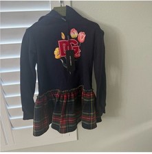 New With Tags Dolce & Gabbana Girls Hoodie Dress Size 14 Fits Adults Xs & S