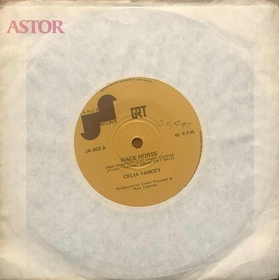 Celia Yancey Race Horse / Roll Um Easy 1976 Janus Soul Funk Oz 45