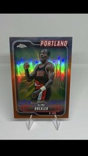 2024-25 Topps Chrome - Autographs Clyde Drexler #TCA-CD Orange Refractor /25 AU
