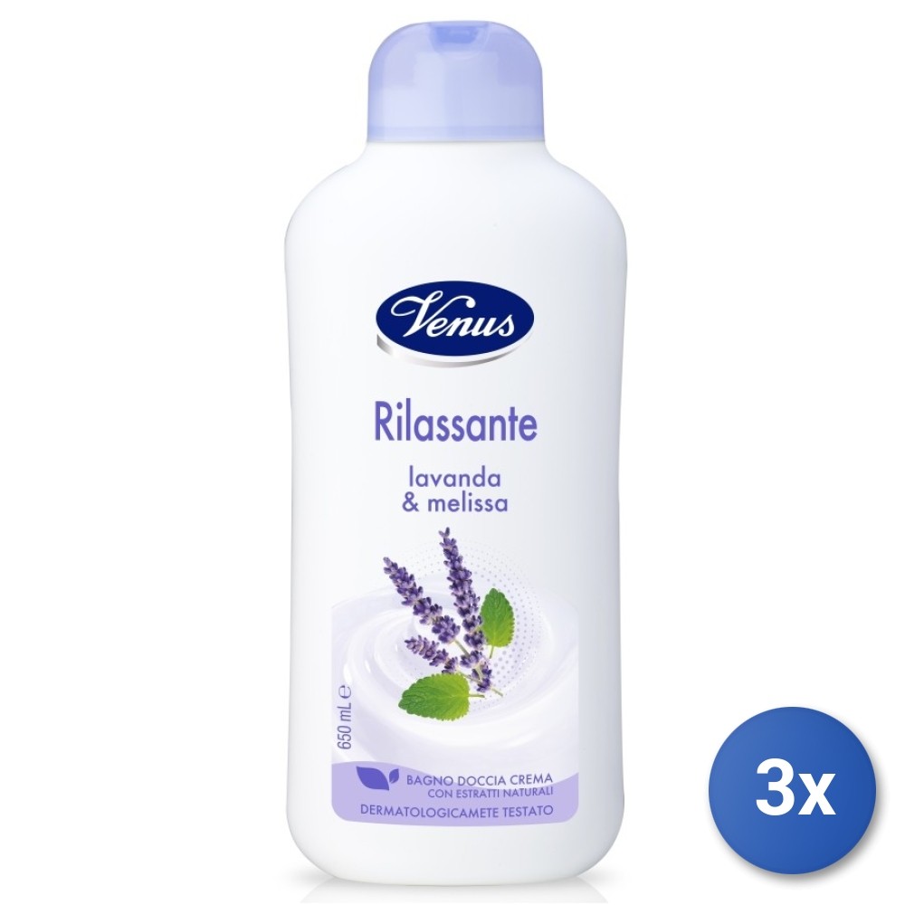 3X Venus Bath 650 ML. Lavender/Melissa