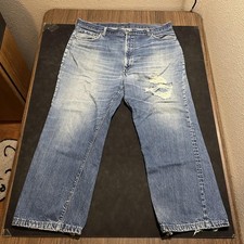 Levis Selvedge Denim Jeans 1960s Big E Red Line Single Stitch 505 Levi's 501Z 40
