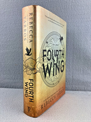 Fourth Wing by Rebecca Yarros Hardcover Fantasy Novel Dragons VERY GOOD