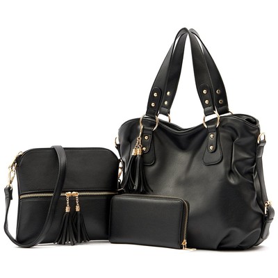 Purses And Wallets Set For Women Tote Handbags Large Hobo Bag Purse With Wall...