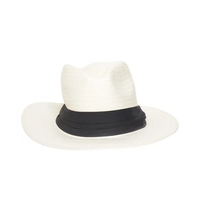 Scippis, Sonnenhut, Größe: L, Beige/Schwarz, Unisex (Erwachsene) #5Fe