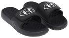 Under Armour Ignite Pro 8 Sandal - Black / Galaxy Black / White - New