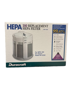 #ad Genuine Duracraft HEP 5020 Hepa 200 Replacement Air Filter for DA 5020 DA 3016. $165.00