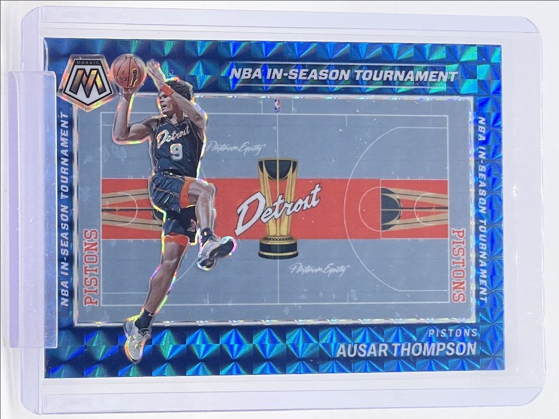 AUSAR THOMPSON 2023-24 MOSAIC NBA IN-SEASON TOURNAMENT PISTONS Q1556