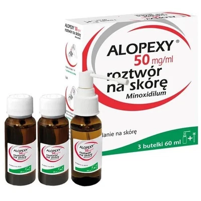 PIERRE FABRE Alopexy 5% Minoxidil for Hair Loss – 3 Bottles x 60ml