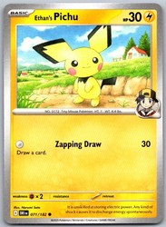 Ethan's Pichu 071/182 Common Destined Rivals Pokemon TCG